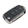 Central Locking Car Remote Key For Volkswagen Beetle Caddy Golf Mk6 3 Buttons Flip Smart Key Fob Chip ID48 Remote Control Key