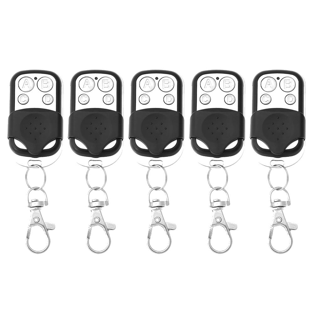 5-20Pcs Fixed Code Remote Control 4 Buttons 433MHz Copy Clone Fixed Code Remote Control Universal Replacement for Gate Garage