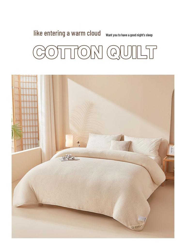 Xinjiang Cotton Wool Thick Quilt - Dormitory & Rental Room Duvet Insert for All Seasons