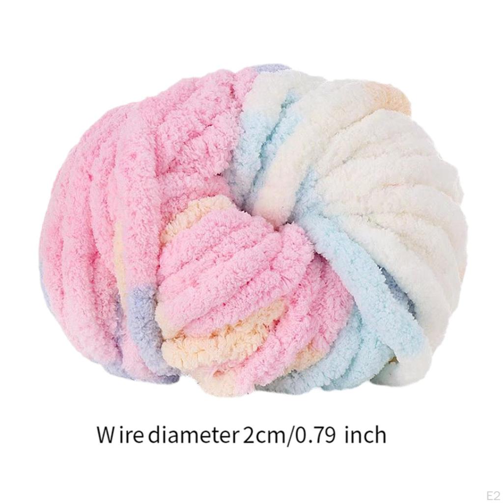 Grobes Wollgarn, voluminöses Strickhäkeln für Mützen, Matten, Pullover