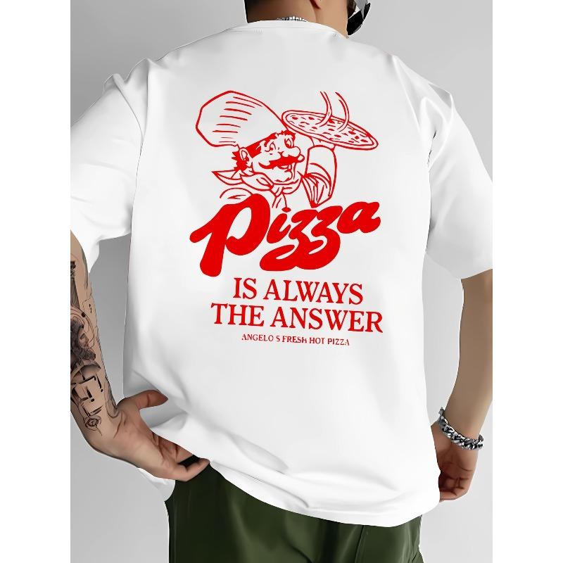 

Men s Summer Short-sleeved Printed T-shirt 4XL білий