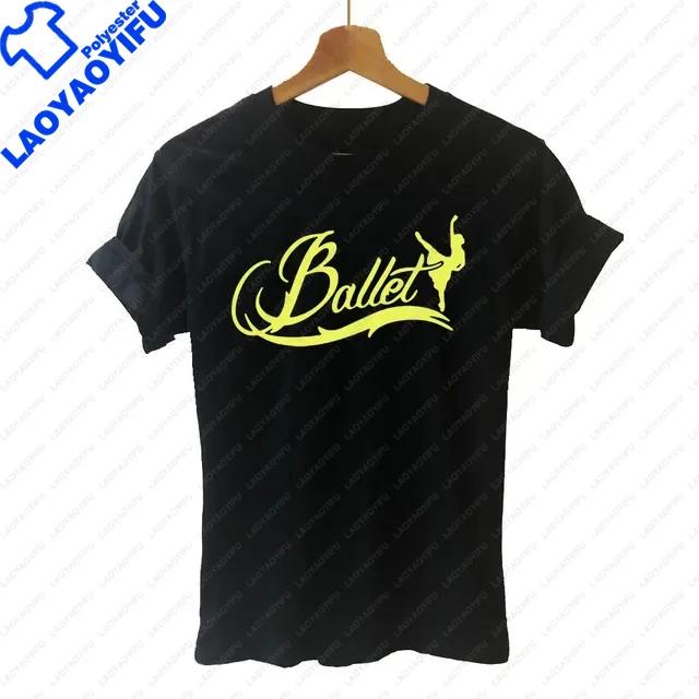 Ballet Dancer Harajuku T Shirt Funny Tshirt Unisex Clothing Casual Tops Tees Female Tshirt Harajuku Cute Casual Lady