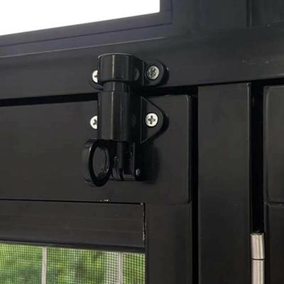 Automatic Spring Door Lock Latch Window Gate Door Bolt Safety Latch Hasp Aluminum Alloy Sliding Lock Door Casement Bolt Hardware