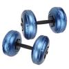 Woman Fitness Portable Adjustable Water Filled Dumbbell Arm Muscle Training Home Yoga Shaping EquipmentBlue 8‑10KG
