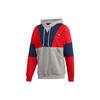 Hoody Colorblock Sweatshirts Men's Gray Red Blue Hooded Moderate Regular (Unisex) Sweatshirts FM2207