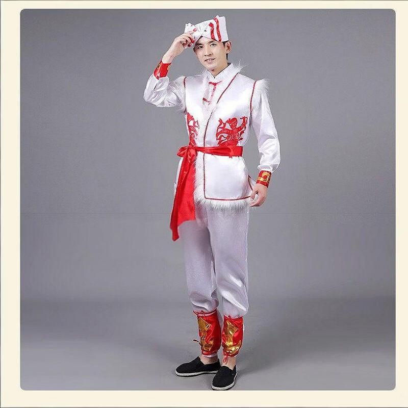 Traditional An sai Waist Drum  Folk Dance Costume