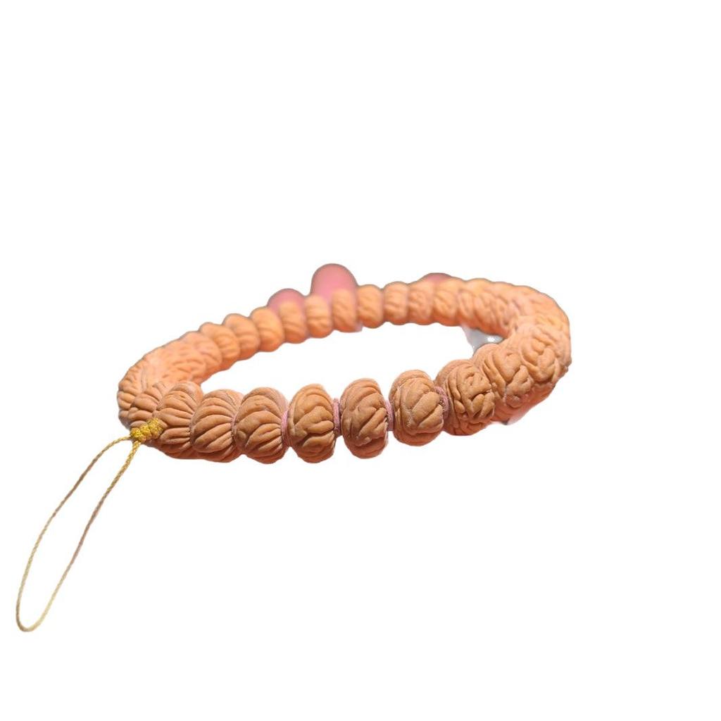 Dragon Pattern Peach Pit Wenwan Handpiece - Unisex Bodhi Seed Plaything, Free Shipping