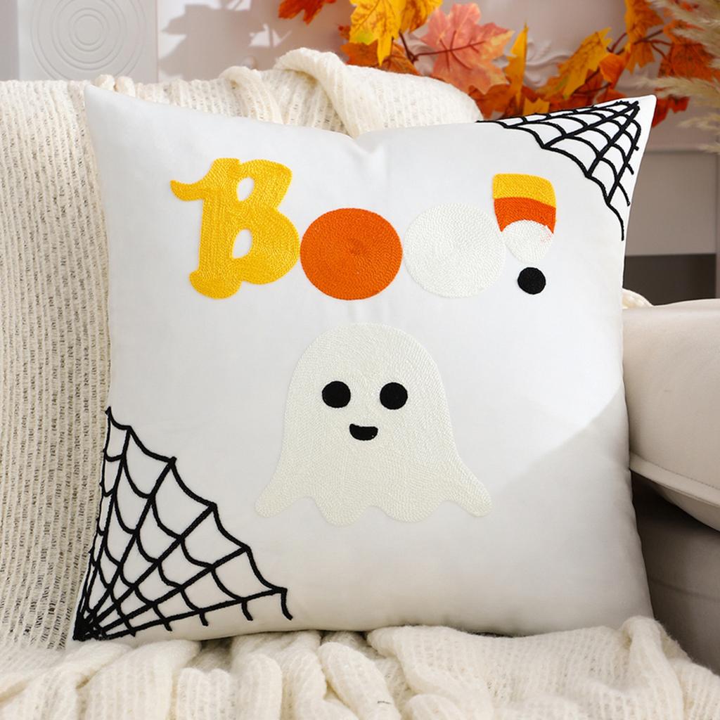 Maple Leaf Pillow Cover - Seasonal Decorative Pillowcase For Fall Home Decor