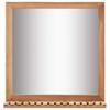 vidaXL Badezimmerspiegel 60×12×62 Cm Walnuss Massivholz