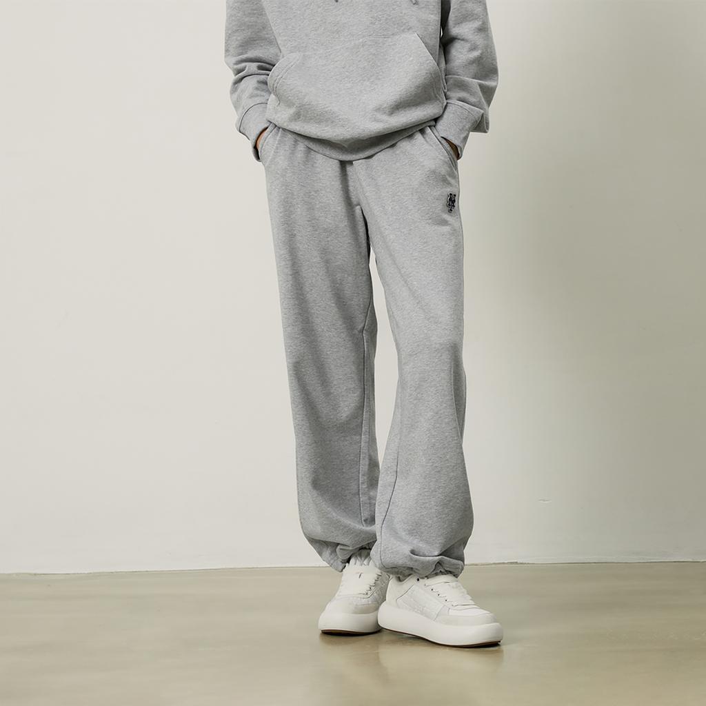 New MLB Basic Collection New York Mets FW24 Sports Knit Pants Casual Pants Unisex Light Gray 3APTB0144-09MGS