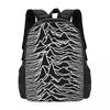 Unknown Pleasures Backpack Hot Sale Daypack Large Capacity Kids BookBag School Bag Shoulder Bags for Men Women