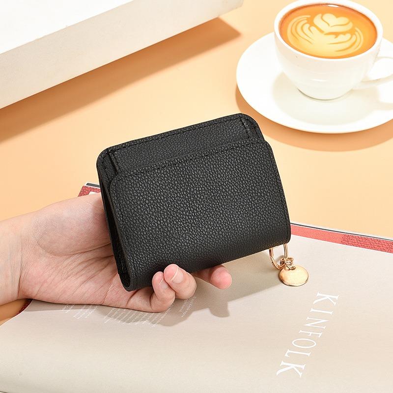 Новый женский кошелек, короткий модный клатч, многокарточный кардхолдер, кошелек на молнии для мелочи.