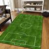 Tappeto Campo da Calcio,Tappeto,Soggiorno,Camera da Letto, Antiscivolo,Tappeto Quadrato