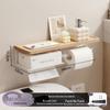 Handun Walnut & Beech Wood Toilet Paper Holder