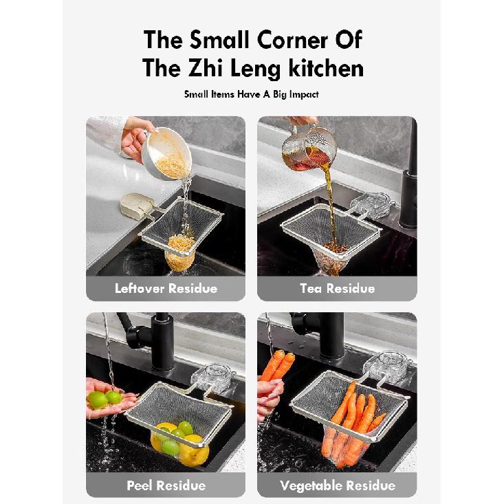 Kitchen Sink Filter Leakage Drain Hole Filter Trap Screen Suction Cup Drainage Net Frame Iron Disposable Mesh6