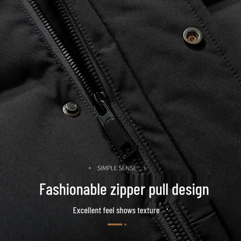 Xuezhongfei Men's Detachable Hood Goose Down Jacket