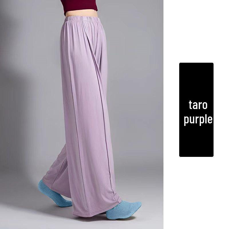 Dámské široké taneční kalhoty pro všechna roční období - Klasické a moderní styly, Tvarující postavu, Ideální pro trénink