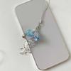 Sea Shell Fish Y2K Jellyfish Mobile Key Chain Jellyfish Tassel Phone Charm Keycord  Mobile