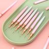 1/5 buc Pensule Profesionale pentru Nail Art, Linii, Detalii, Desen, Pictură, Instrumente Tip Stilou pentru Manichiură
