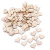 100pcs/lot DIY Blank Mini Heart Wood Slices Discs Wood Heart Love Blank Unfinished Natural Crafts Supplies Wedding Ornaments