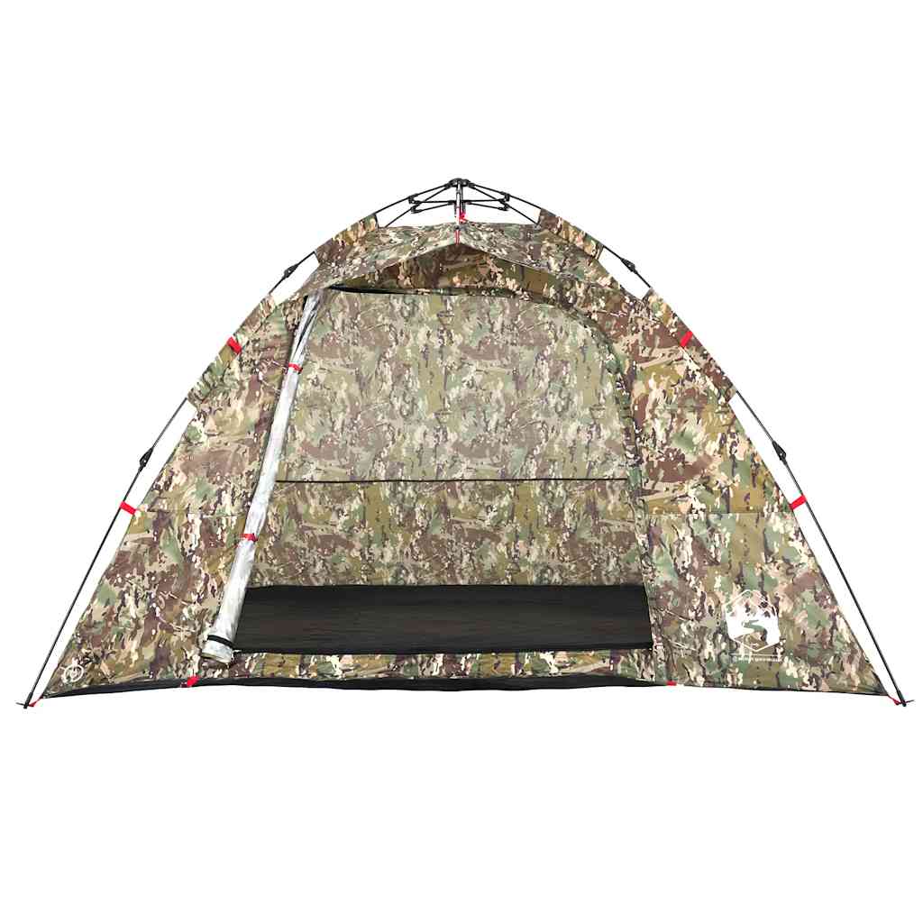 Fishing Tent for 4 Persons Camouflage Pattern Quick Release
