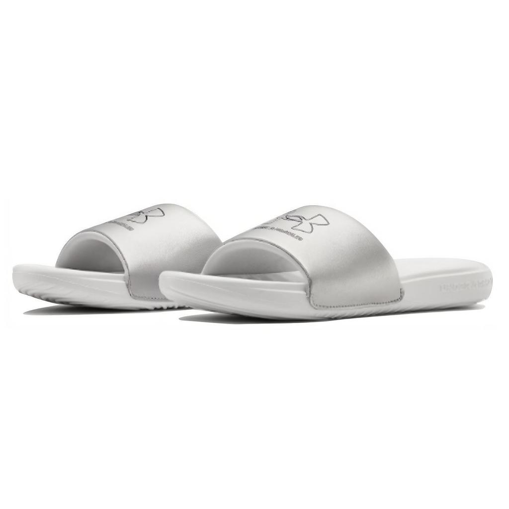 Under Armour Ansa Lightweight Slide Sandals Unisex Footwear White 3024199-100