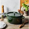 Cocotte Zwilling Staub Oval 40x33cm Basil Green 6.7l (40509-691-0)