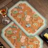 New Chinese Bar Rubber Technology Cloth Absorbent Mat Bowl Tray Cup Washless Drying Mat Kitchen Drain Mat