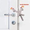 Stainless Steel Portable Door Lock Smooth Surface Safety Lock Portable Door Lock  Hotel
