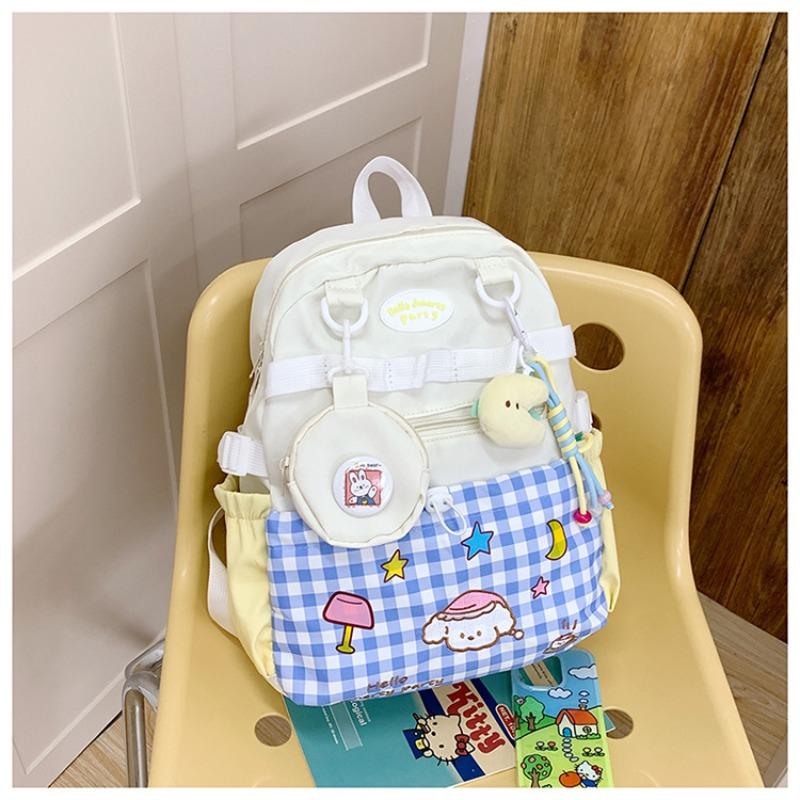 The New Schoolbag Is High-value, Fresh, Sweet and Cute Backpack, Lightweight and Large-capacity Backpack for Junior High School Students.