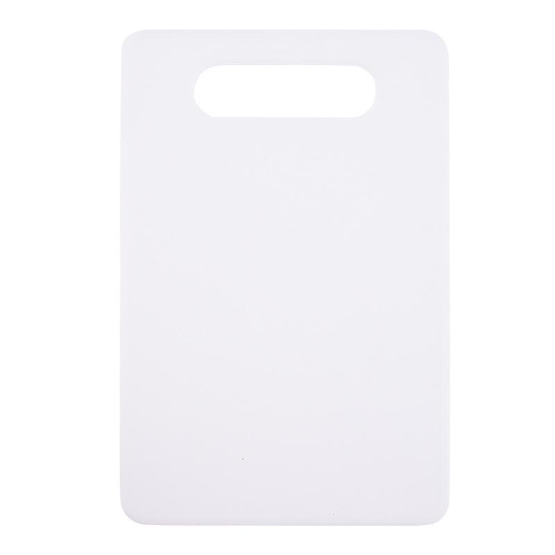 Square PP Plastic Double-Sided Cutting Board - Multi-Purpose for Food and Salad Prep, Household Use.