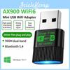 54 Wifi 900mbps Bluetooth 6 Network Card Wifi Usb Wireless Adapter 2 In1 Dual Band 24g 5ghz Wifi Lan Dongle Receiver Driver Free