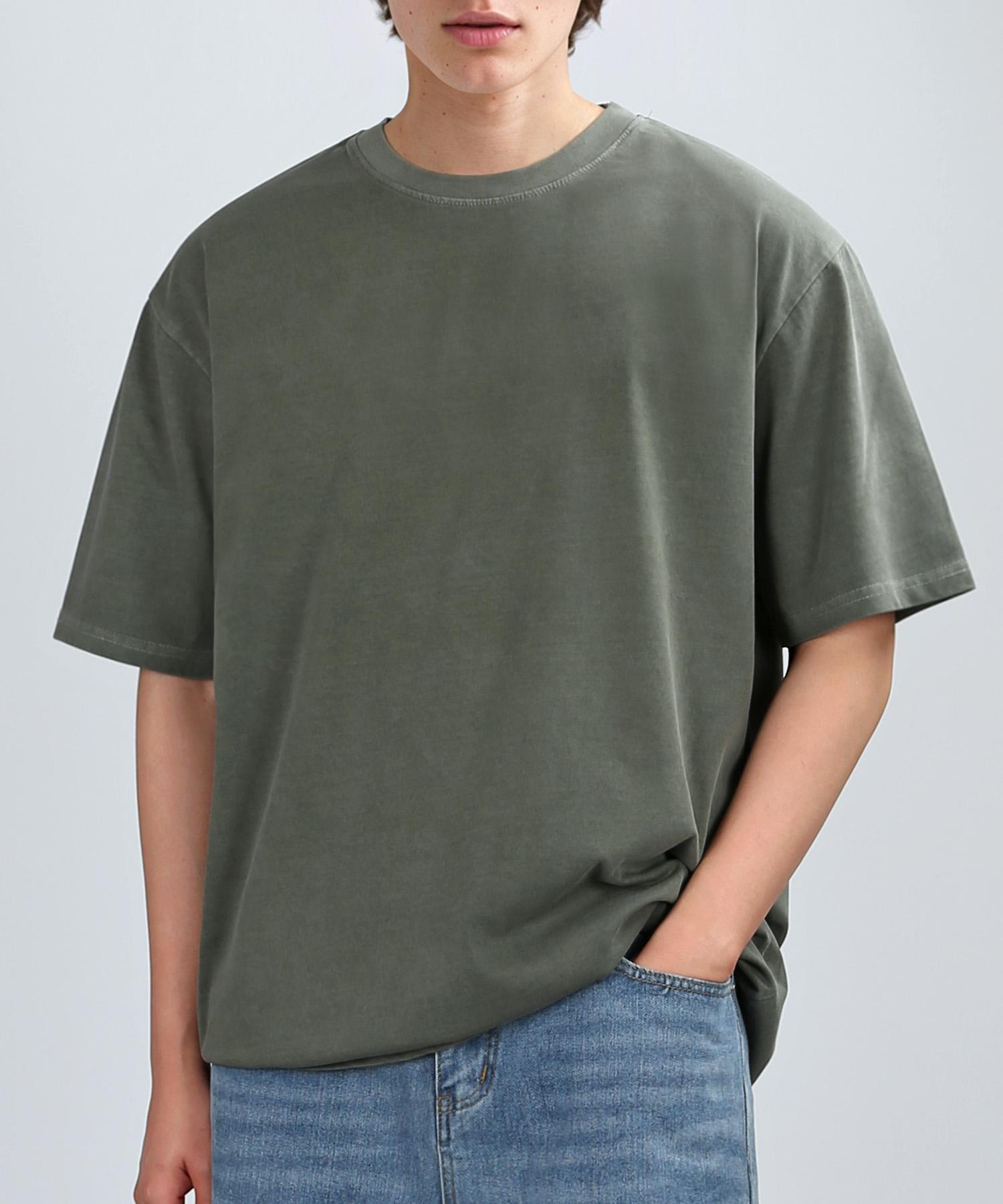 Berry Vein 20.S Pigment T-Shirts (Washed Khaki) Xl