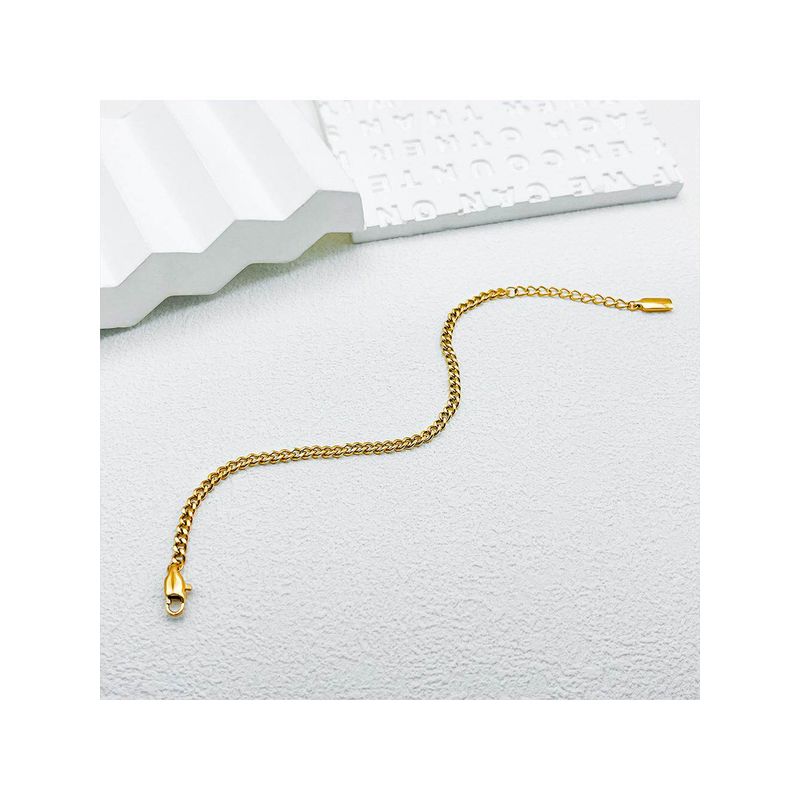 Emanco Fashion Stainless Steel Minimalist Easiest for Match Electroplated 14K Gold Non-Fading Thin Chain Jewelry Chain