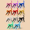 3D Printed Hound Action Figure Multi-jointed Movable Robot Dog Model Articulated Animal Figurine Desktop Decoration Kids Adults Gift