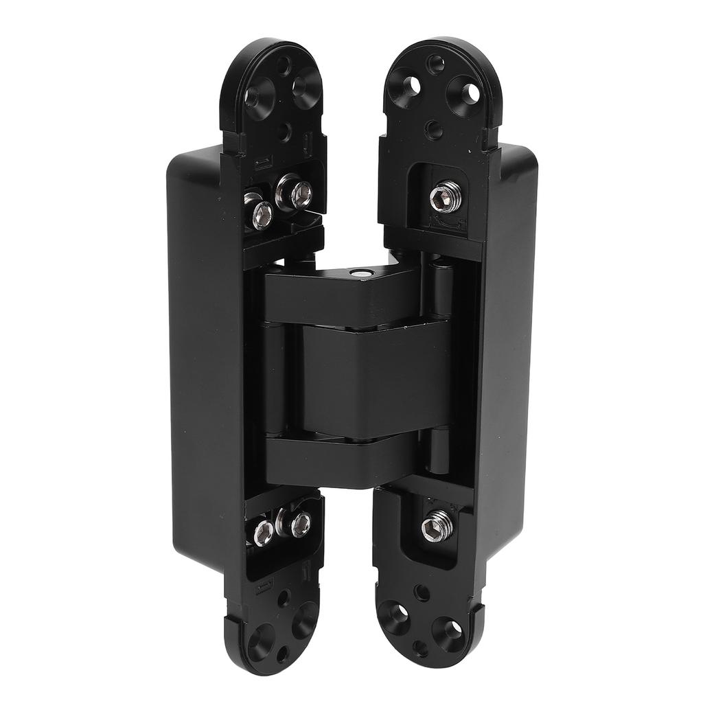 Door Hinge Quiet Zinc Alloy Matte Finished 3D Adjustable Invisible Door Hinge for 1 3/8 Inch Door