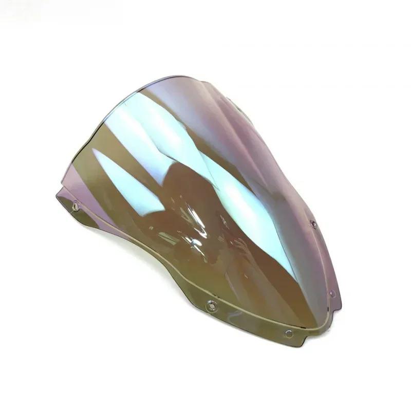 For Kawasaki ZX10R Racing Screen ZX 10R 2016 2017 2018 Black ZX-10R Windshield WindScreen Double Bubble 16 17 18 19