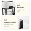 Intelligenter 4,5L Glas-Heißluftfritteuse – Sichtbares Garen, Leicht zu reinigen, Multifunktionaler All-in-One Elektrischer Frittierer für Zuhause