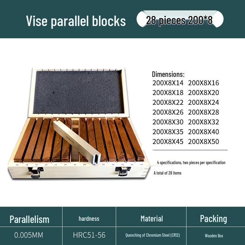 Parallel Shim Vise: CNC Milling Machine Fixture for Equal Height Support