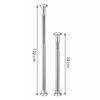 Folding Table Support Rod Stainless Steel Support Foot Furniture Support Legs Adjustable Height Desk Support Foot Stand Cabinets