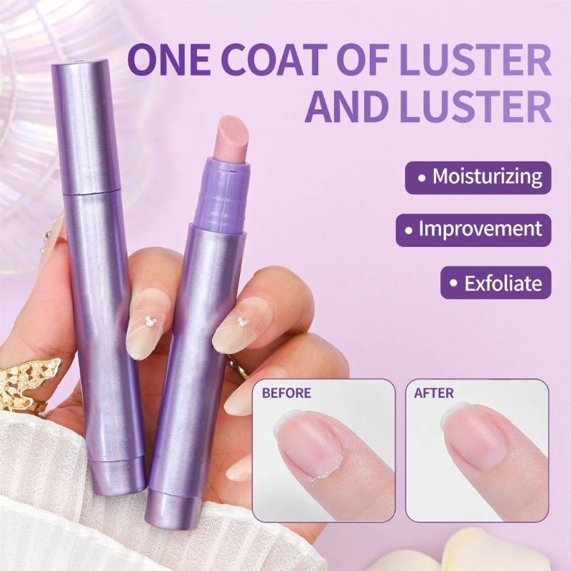 Penna 3 in 1 Idratante per Riparazione Unghie per Cuticole Secche e Unghie Fragili Idratazione Lunga Fino a 72 Ore Anti-perdita per Viaggio