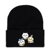 Chiikawa Usagi Round Top Dopamine Print Knit Hat For Enthusiasts Animation
