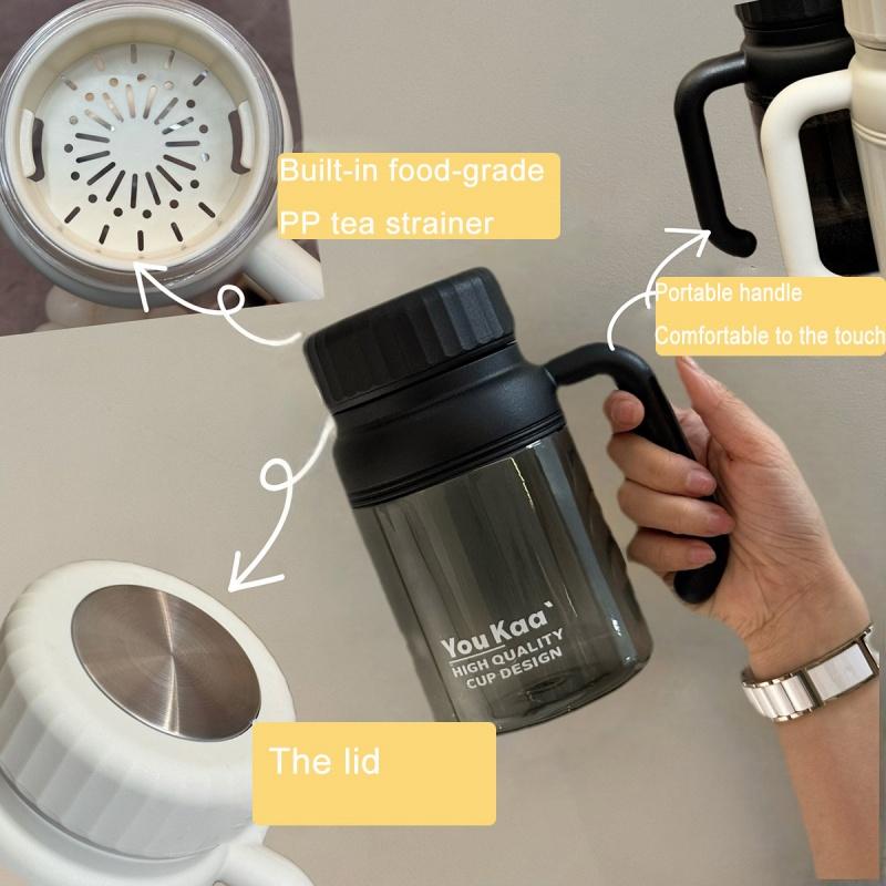 High Value New Simple Handle Water Cup Student Large Capacity with High Temperature Resistant Tea Cup Handle Outdoor Easy Cup