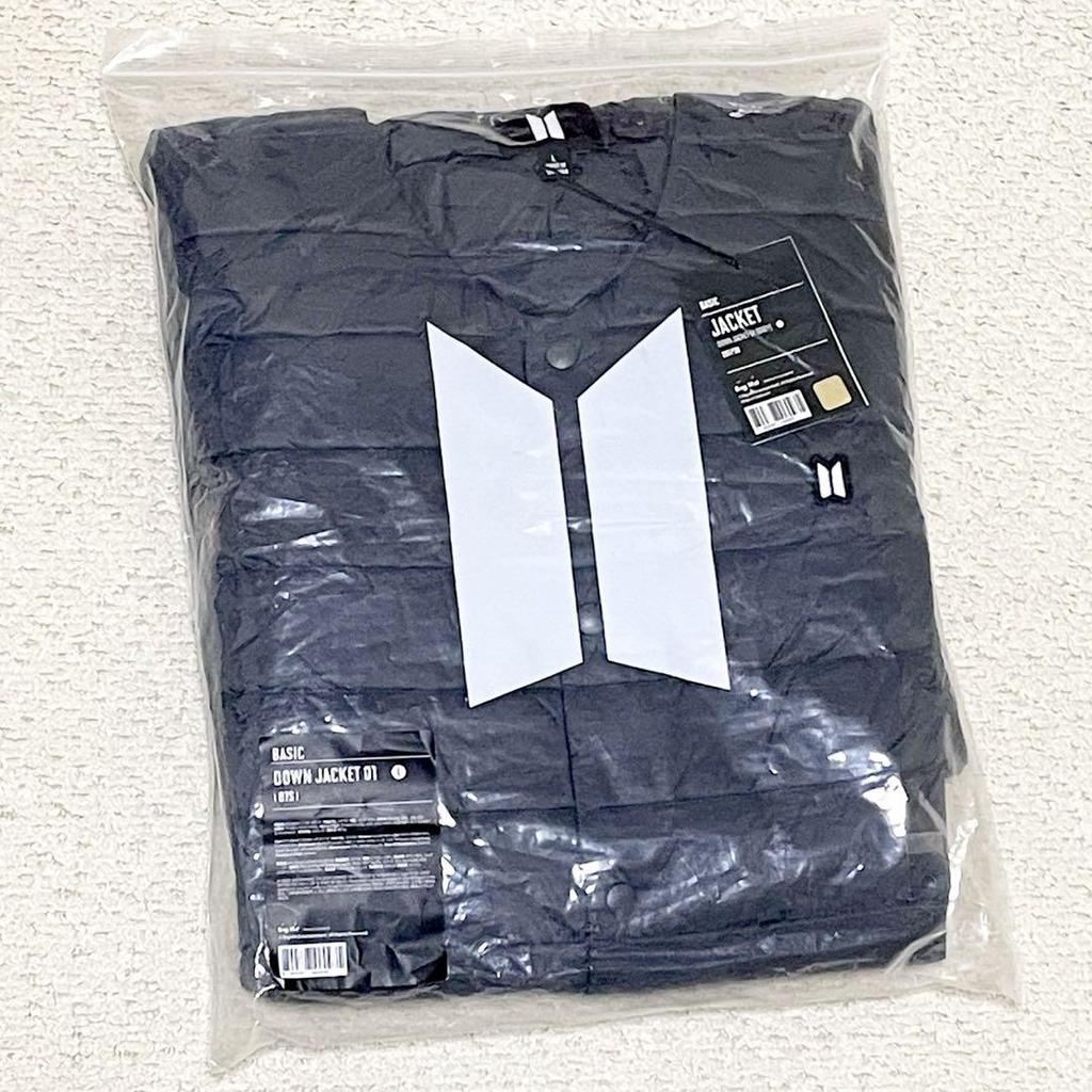 [USED] Official BTS (Bangtan Boys) Down Jacket, Black, Size L