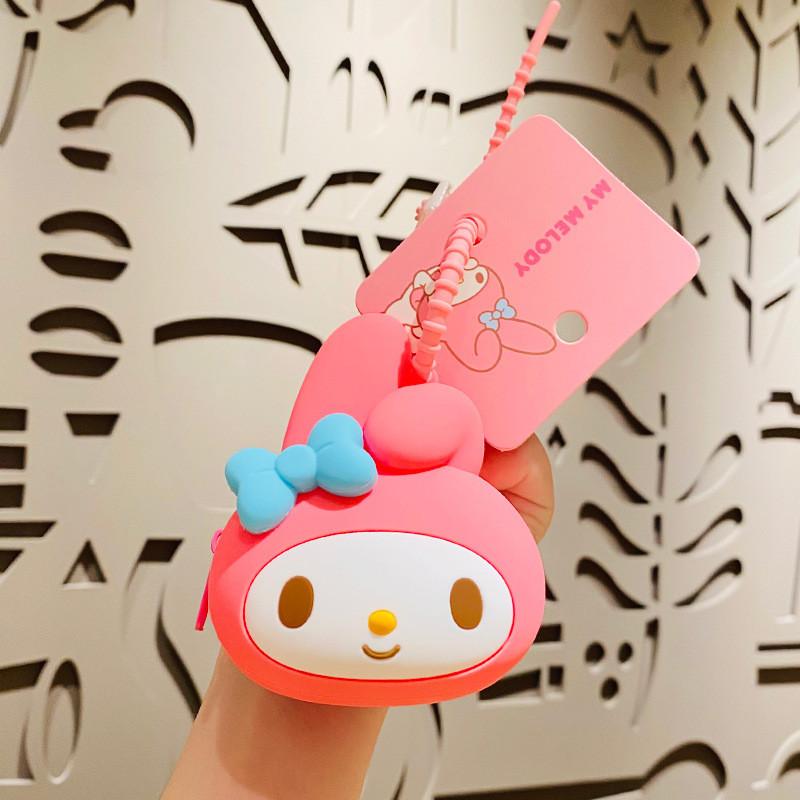 Adorable Sanrio Mini Silicone Pouch Keychain Cute Gifts For Friends And Family My Melody