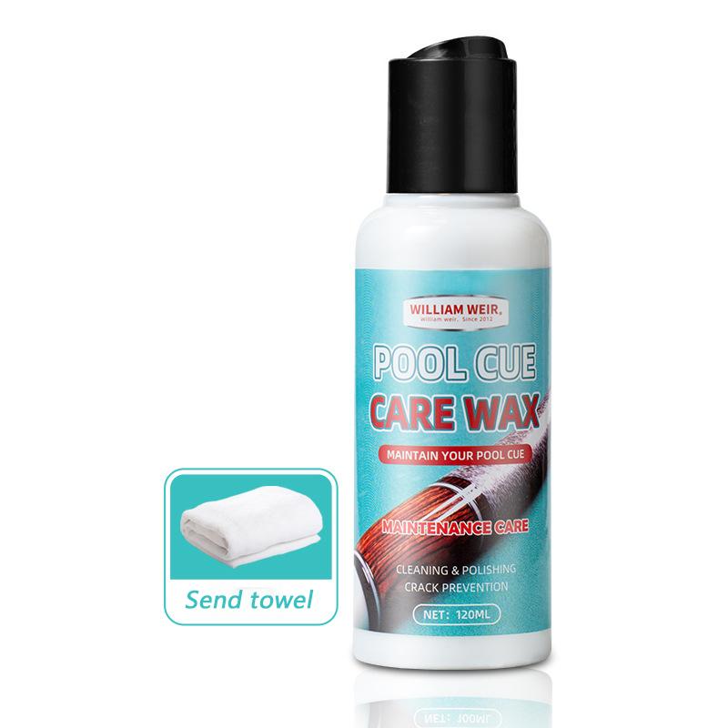

Pool Cue Shaft Wax Anti-Crack Billiard Cue Cleaner 120ml Long Lasting Deep Moisturizing Billiard Accessories Anti-cracking Oil 120ML