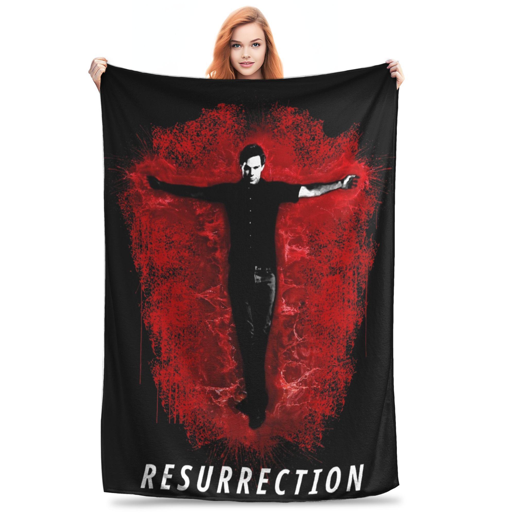 

Dexter Morgan Stare Throw Blanket for Couch Soft Fuzzy Plush Blanket 50x60 Inch Multi-size Bedspreads for All Seasons 75x90cm