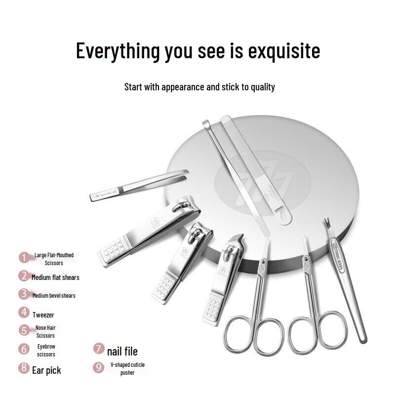 777 9-Piece Manicure Pedicure Tool Set