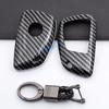 Abs Carbon Fiber Car Smart Key Cover Case Keychain For Buick Envision Chevy Tahoe Suburban Colorado Traverse Gmc Yukon Canyon
