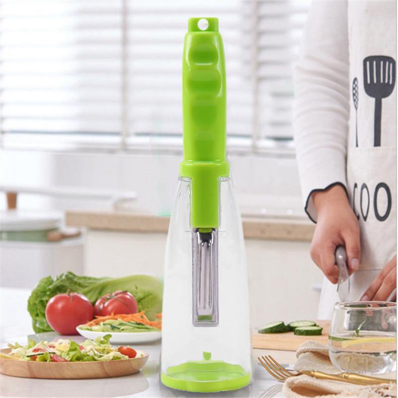 Multi Functional Household Storage Scraper with Storage Tube